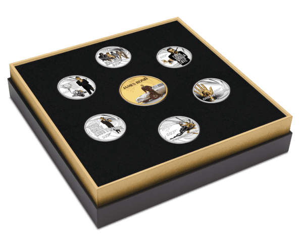 2024 James Bond – Sean Connery 7-coin Silver Proof Coin Set