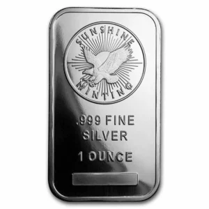 Sunshine Mint 1oz Silver Bullion Bar