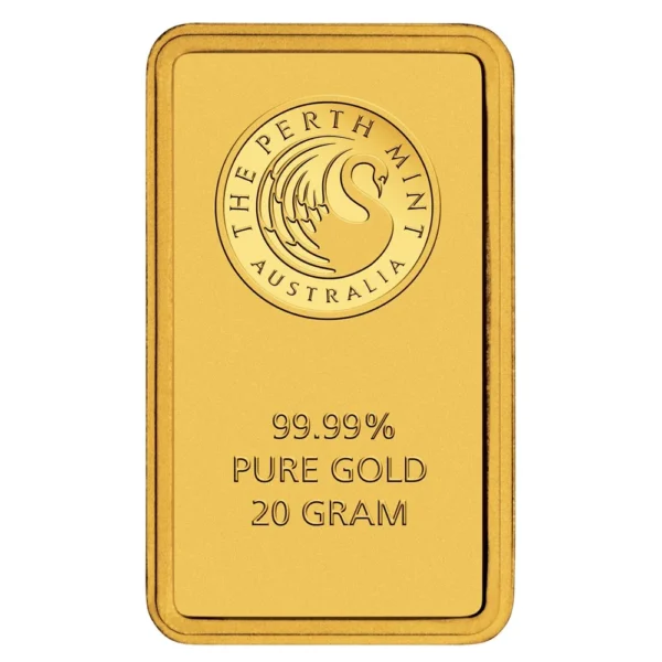 Perth Mint 20g .9999 Minted Gold Bar