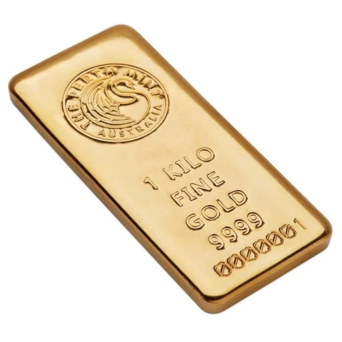The Perth Mint 1kg .9999 Gold Cast Bar