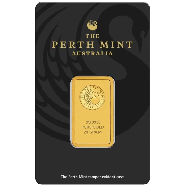 Perth Mint 20g .9999 Minted Gold Bar - Image 3