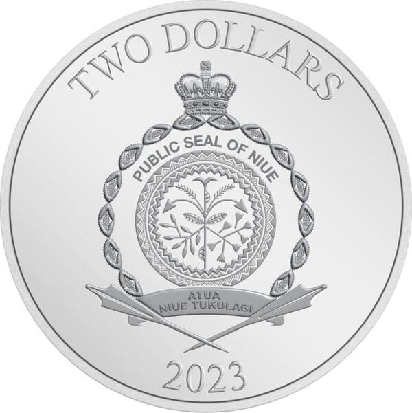 2023 $2 Donald Duck Mickey And Friends 1oz Silver Coloured Coin - Image 4