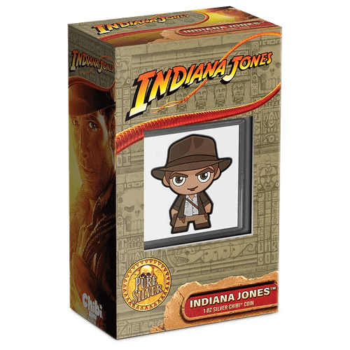 2023 $2 Indiana Jones 1oz Silver Chibi Coin