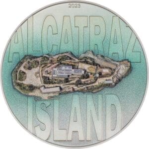 2023 $20 Alcatraz Island 3oz Silver Proof Coloured Coin