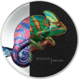 2023 $5 Chameleon Eclectic Nature 1oz Silver Proof Coin