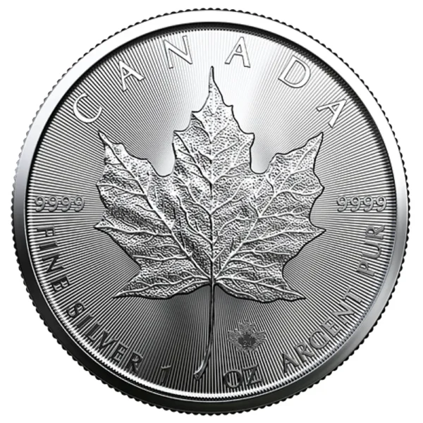 2023 $5 1oz .9999 Fine Maple Leaf Silver Royal Canadian Mint Bullion Coin