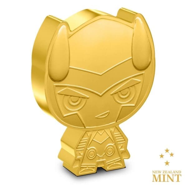 2023 Loki - Marvel 1oz Silver Coloured Proof Chibi® Coin - Image 4