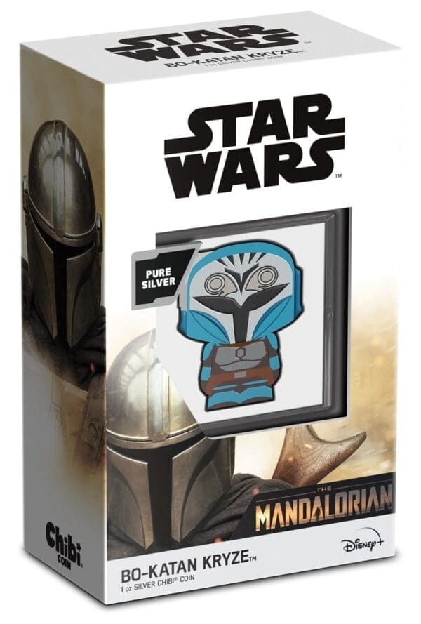 2023 $2 Star Wars Mandalorian Chibi - Bo-Katan Kryze 1oz Silver