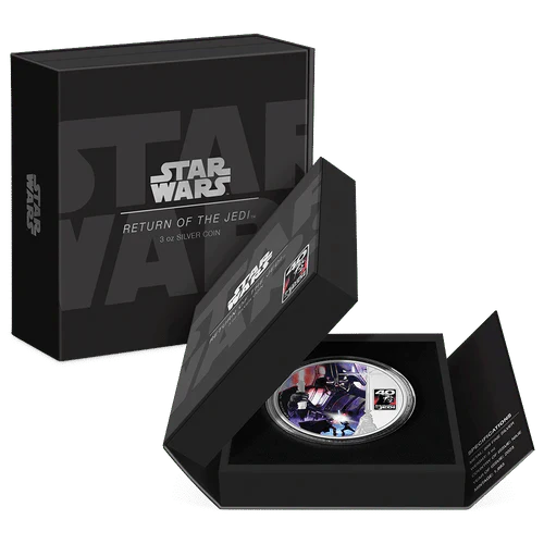 2023 $10 Star Wars: Return Of The Jedi 40th Ann. 3oz Silver Coin