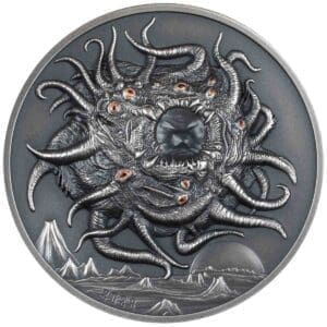 2023 $20 H.P. Lovecraft Azathoth 3oz Silver Antiqued Ultra High Relief Coin