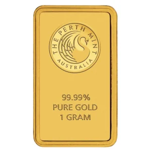 Perth Mint 1g Gold .9999 Minted Bar
