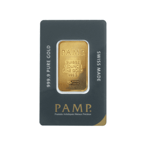 PAMP Suisse 1oz .9999 Gold Bar