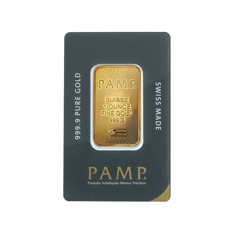 PAMP Suisse 1oz .9999 Gold Bar