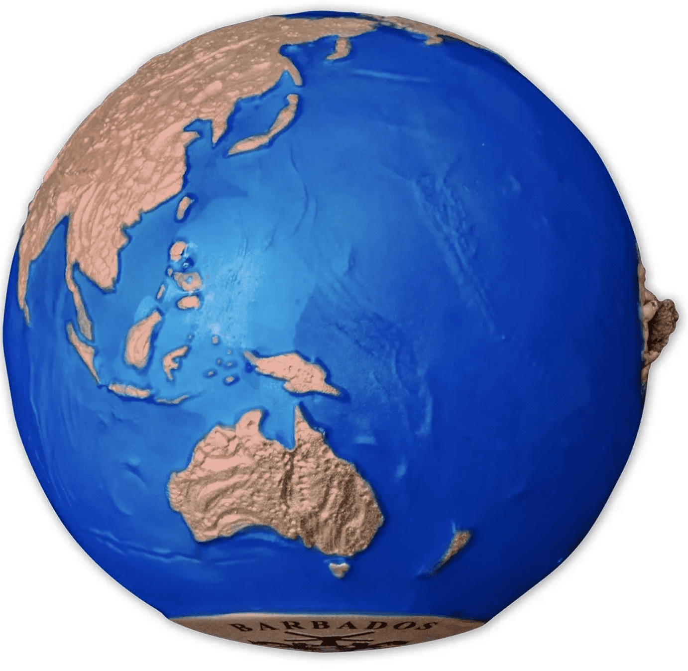 2022 $5 Blue Marble Endangered Meteorite Rose Gold 3oz Silver Coin