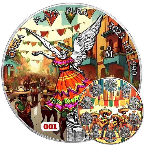 2023 Cinco de Mayo Edition 1oz Silver Mexico Libertad Coin