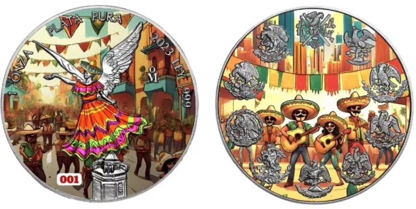 2023 Cinco de Mayo Edition 1oz Silver Mexico Libertad Coin - Image 2