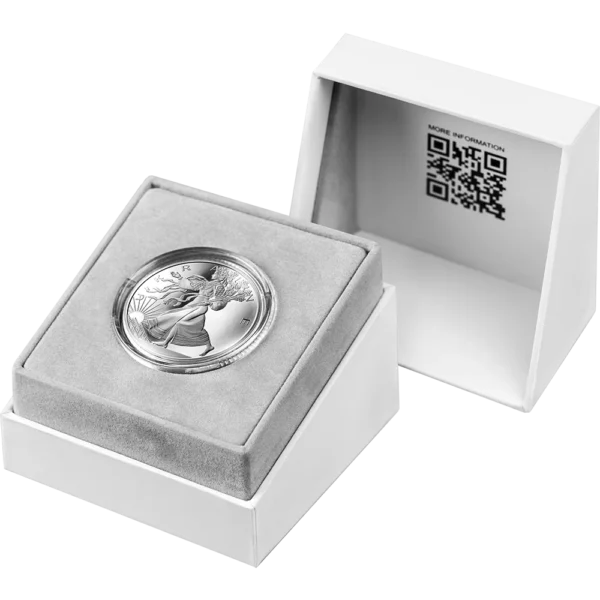 2024 Liberty of Ukraine United Crypto States 1oz Silver Proof Coin - Image 4