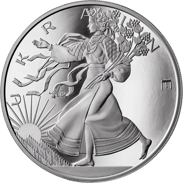 2024 Liberty of Ukraine United Crypto States 1oz Silver Proof Coin