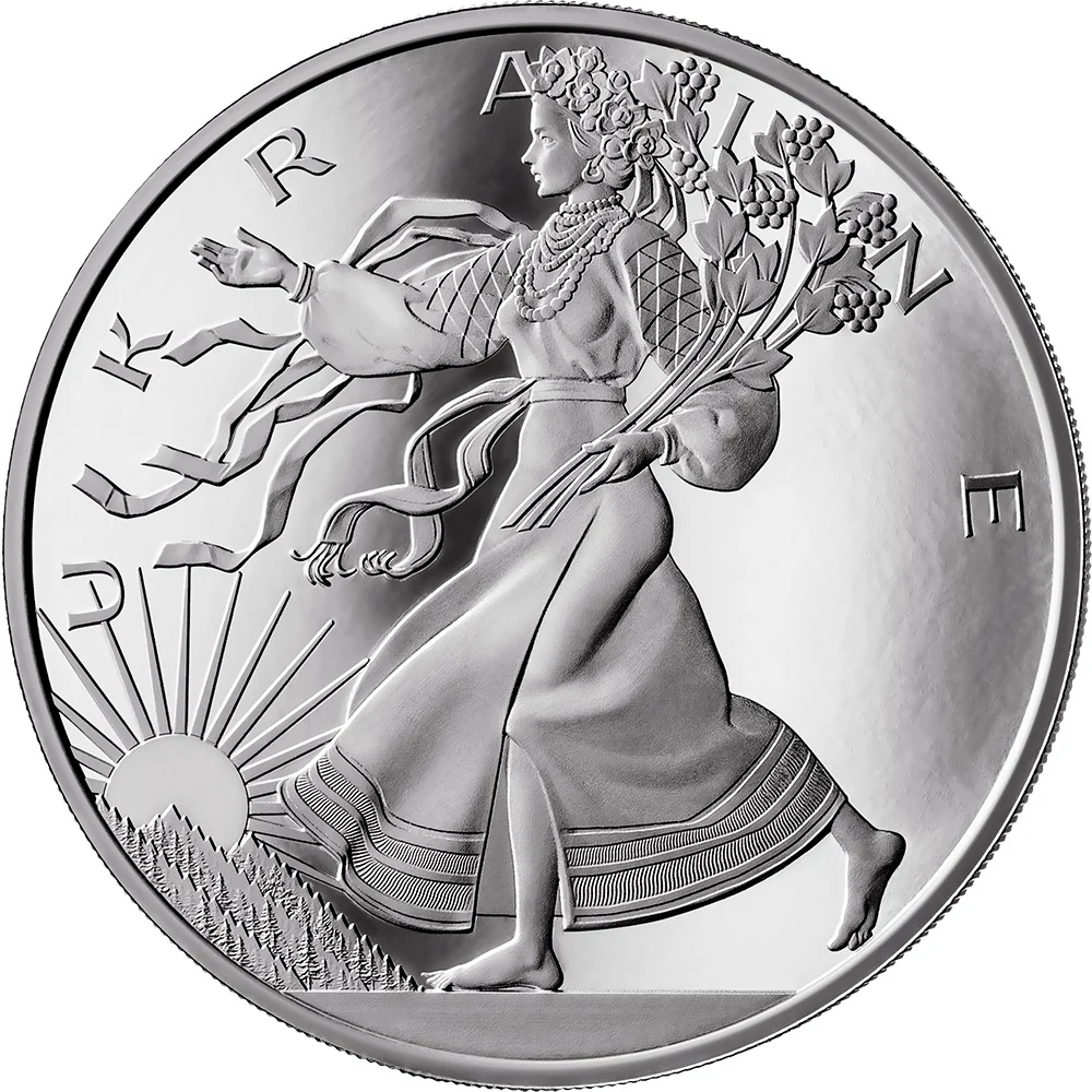 2024 Liberty of Ukraine United Crypto States 1oz Silver Proof Coin