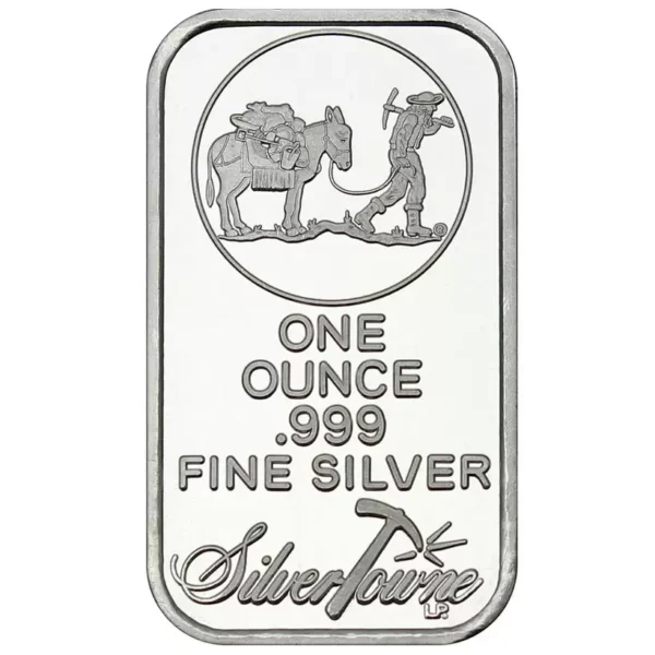 Prospector .999 Fine 1oz Silver Silvertowne Mint Bar