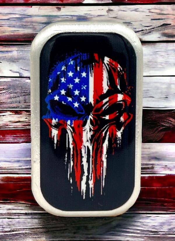 Shadows of Valor Colorized 2oz Silver Cast Bar