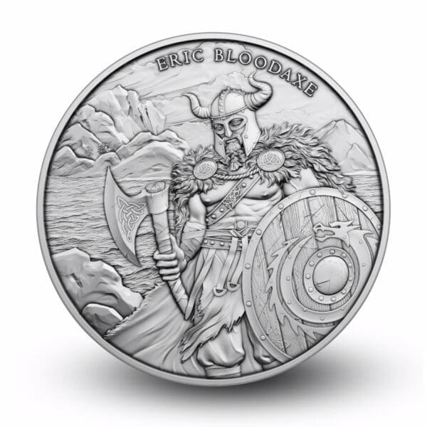 20 x 1oz Eric Bloodaxe Legendary Warriors .999 Silver BU Rounds