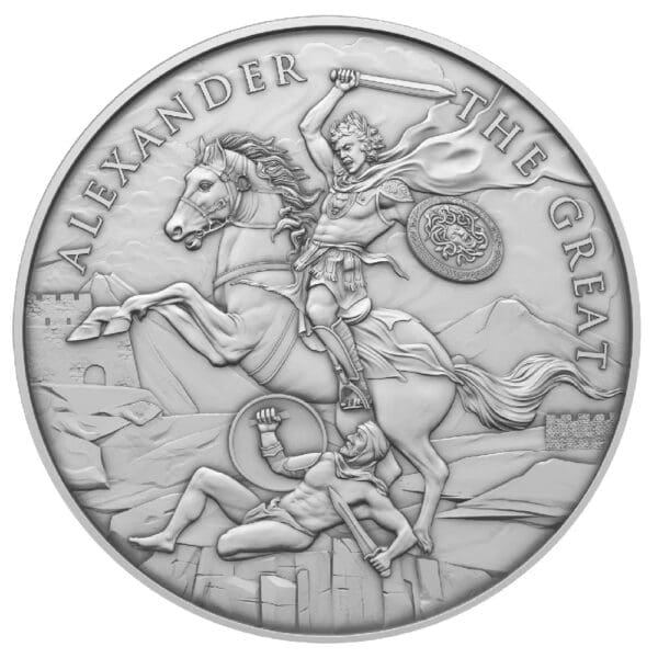 20 x 1oz Alexander The Great Legendary Warriors .999 Silver BU Rounds