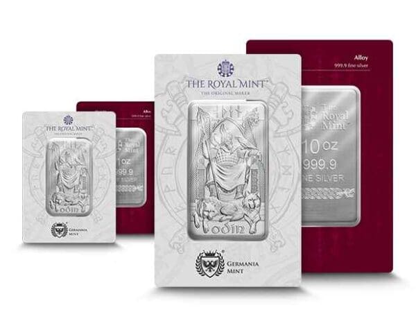 Norse Gods – Odin – 1oz Silver Minted Carded Bullion Bar - Image 4