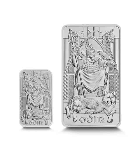 Norse Gods - Odin - 10oz Silver Minted Carded Bullion Bar - Image 3