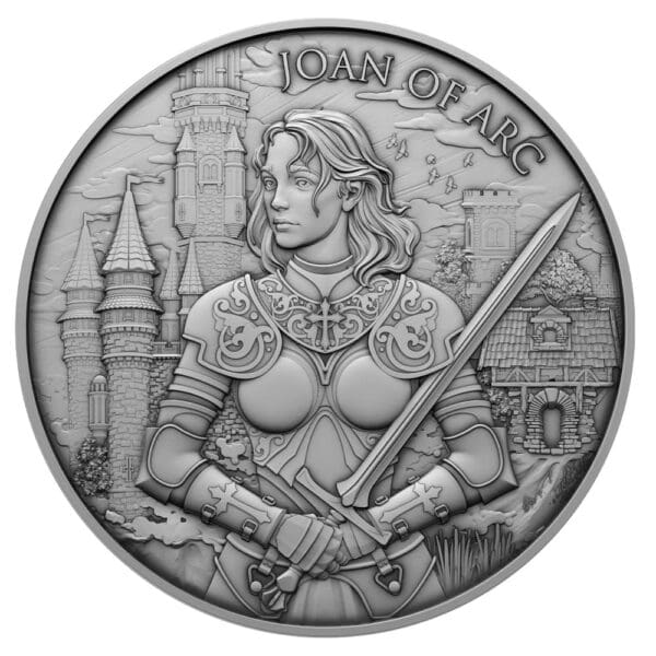 20 x 1oz Joan of Arc Legendary Warriors .999 Silver BU Rounds