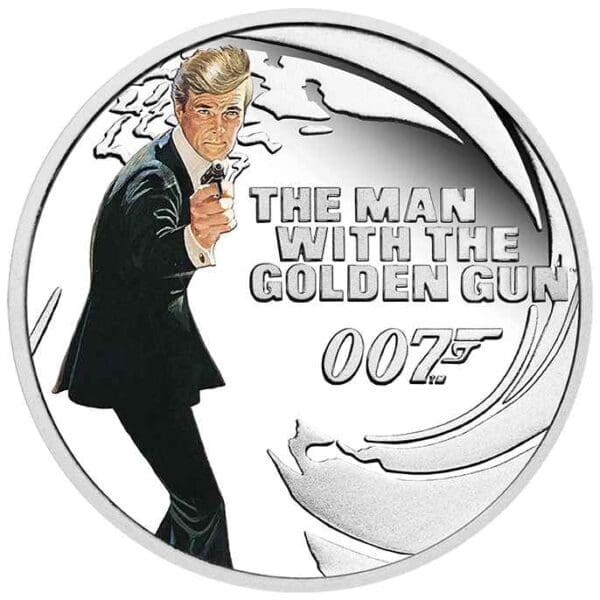 James Bond Roger Moore Silver Proof Eight-Coin Collection - Image 14