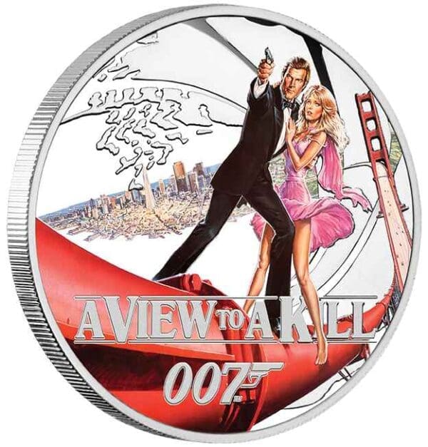 James Bond Roger Moore Silver Proof Eight-Coin Collection - Image 7