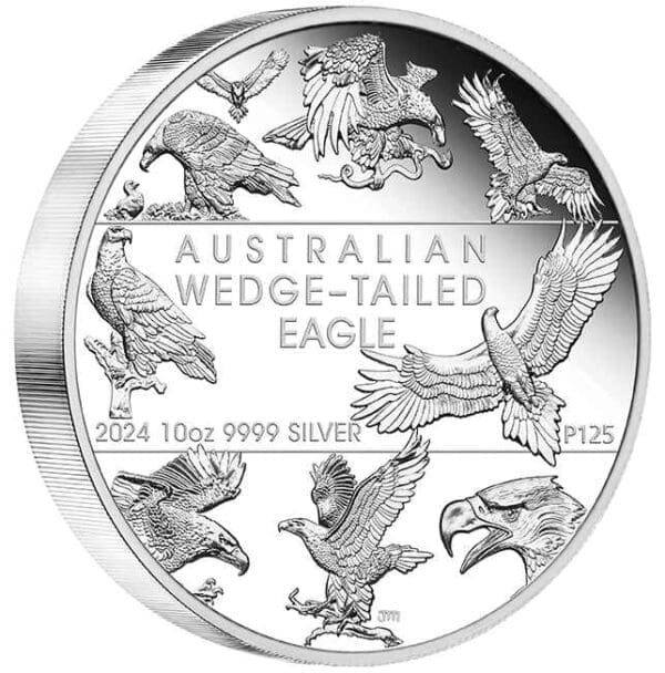 2024 $10 Australian Wedge-Tailed Eagle 10oz Silver Proof Coin