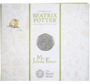 2017 £0.50 Beatrix Potter Jeremy Fisher Coin