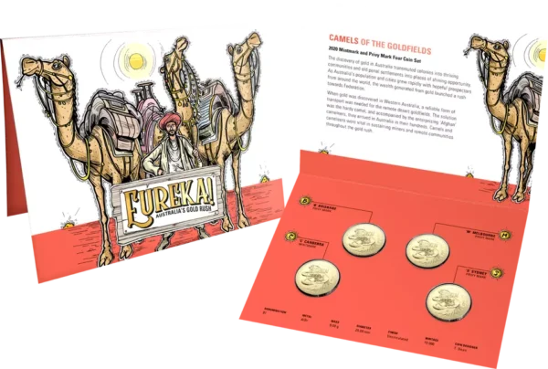 2020 Eureka! Australia's Gold Rush $1 Four Coin Privy Set