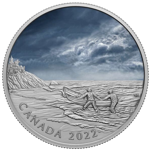 2022 $50 Canadian Ghost Ship Pure Silver Coin - Image 6