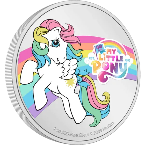 2023 $2 My Little Pony 40th Anniversary 1oz Silver Coin