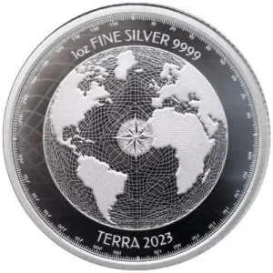 2023 $2 Terra 1oz .9999 Silver BU Niue Coin