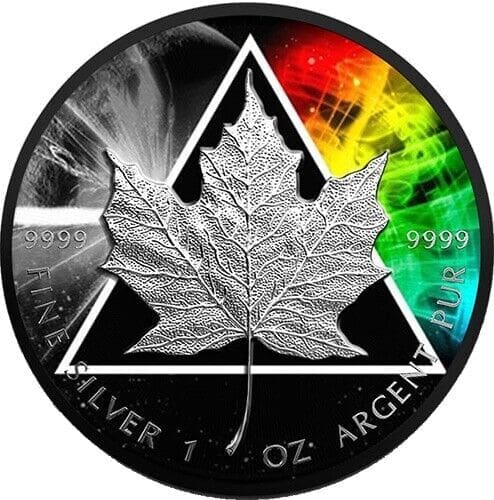 2023 $5 Dark Side of the Queen Mysteries and Music Maple Leaf 1oz Silver Coin