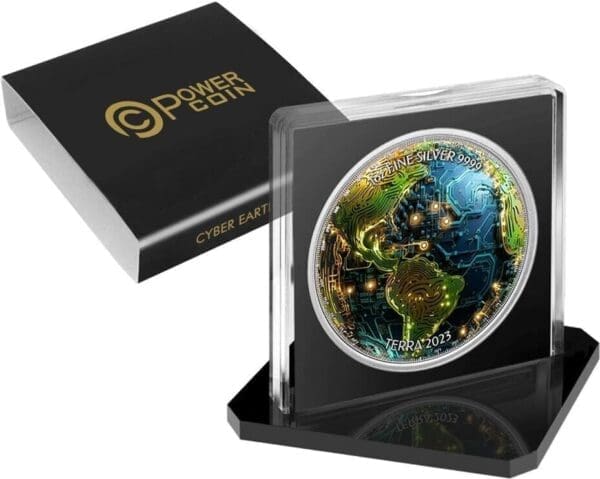 2023 Cyber Earth Metaverse 1oz $2 Silver Coin - Image 3