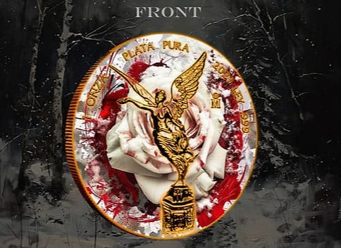 2023 Hunger Games Snow Edition Gilded Colourised Libertad 1oz Silver Coin