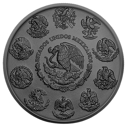 2023 Libertad The Queen 1oz Silver Colorized & Ruthenium Plated Mexico Coin - Image 2