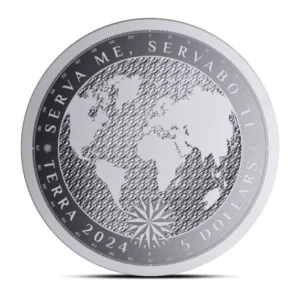 2024 $5 Terra 1oz .9999 Silver BU Tokelau Coin