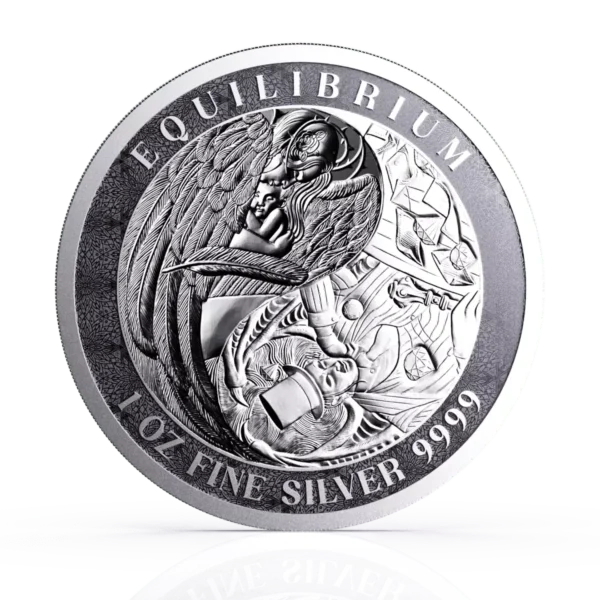 2024 $5 Equilibrium 1oz .9999 Silver BU Tokelau Coin