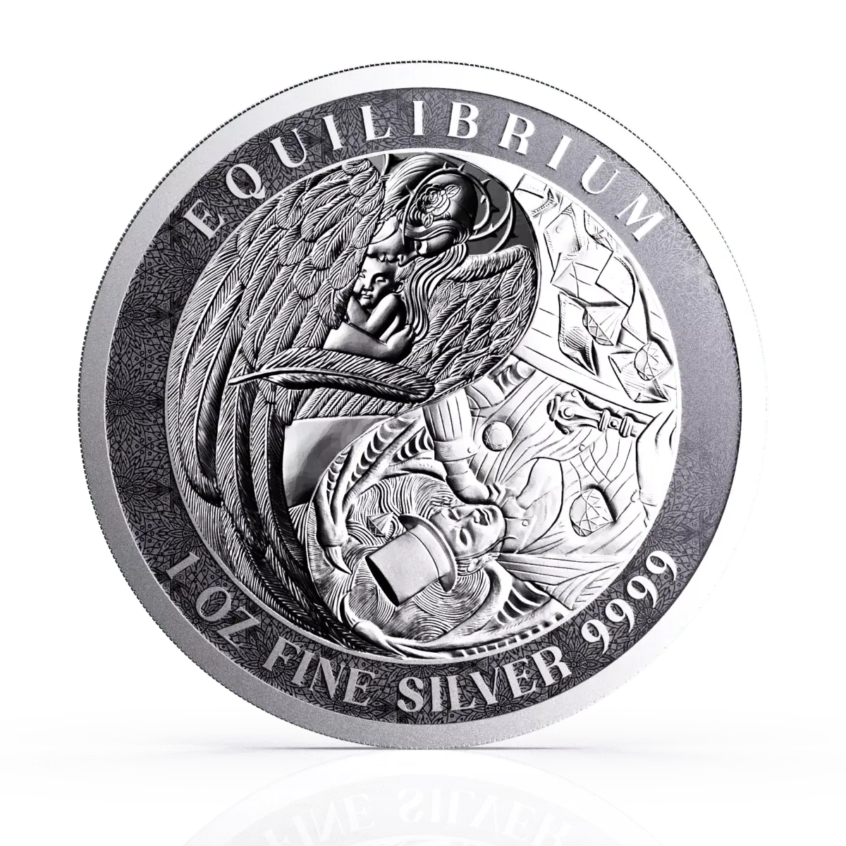 2024 $5 Equilibrium 1oz .9999 Silver BU Tokelau Coin