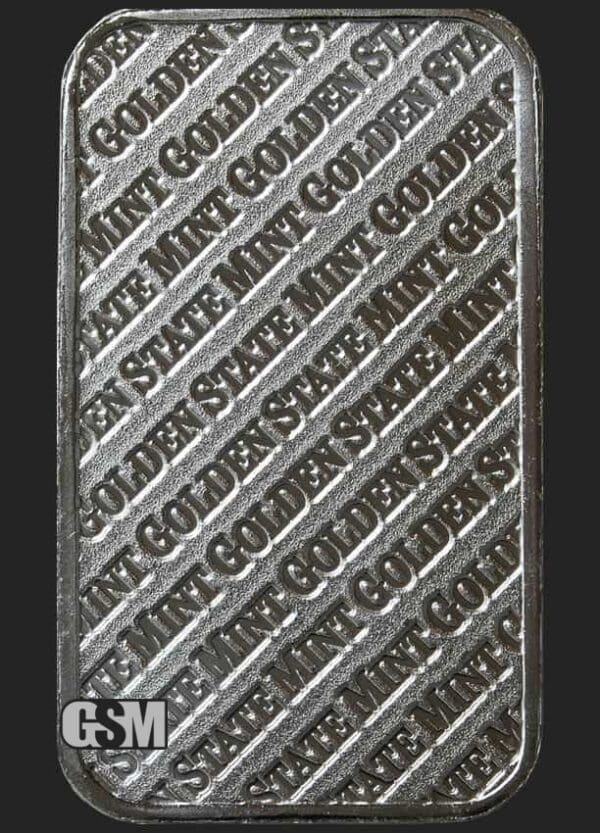 Golden State Mint 1oz .999 Fine Silver Bar - Image 3