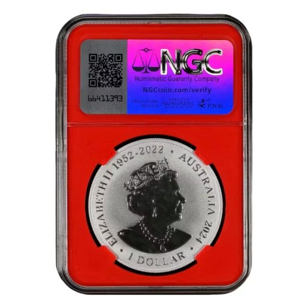 MS70 2024 $1 Tiger Snake - Australia's Most Dangerous 1oz Silver BU NGC Coin - Image 2