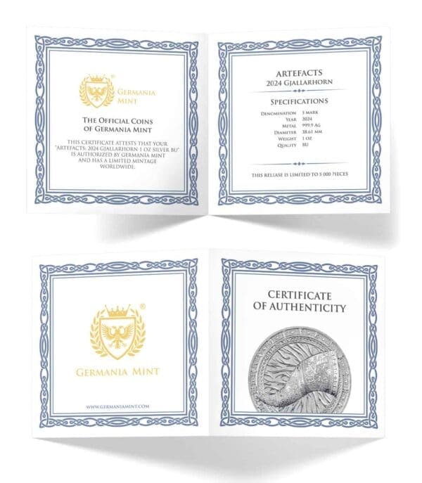 2024 Artefacts: Gjallarhorn 1oz Silver BU Coin - Image 3