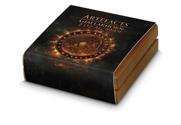 2024 Artefacts: Gjallarhorn 2oz Silver Ultra High Relief Gilded Coin - Image 4