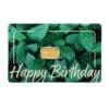 1g Happy Birthday C.Hafner 999.9 Minted Gold Bar with Assay Card